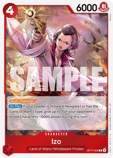 Izo - One Piece Card Game card