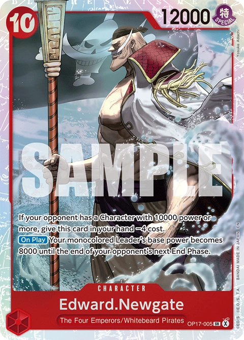 Edward.Newgate - One Piece Card Game card
