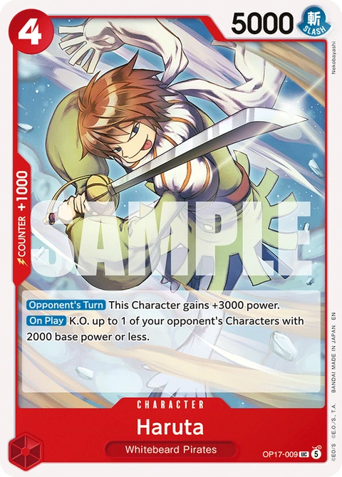 Haruta - One Piece Card Game card