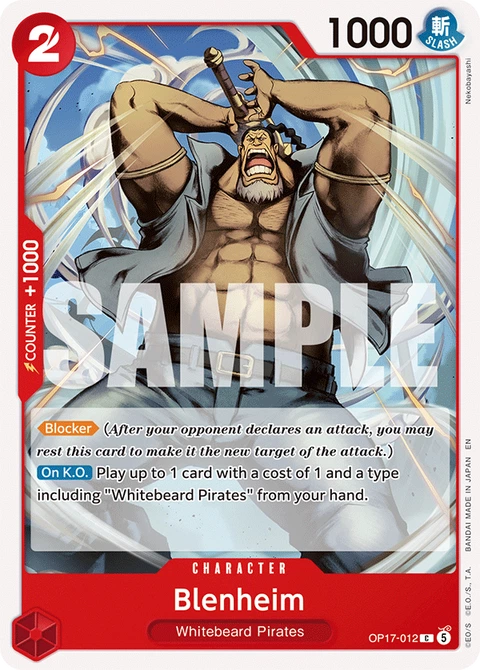 Blenheim - One Piece Card Game card