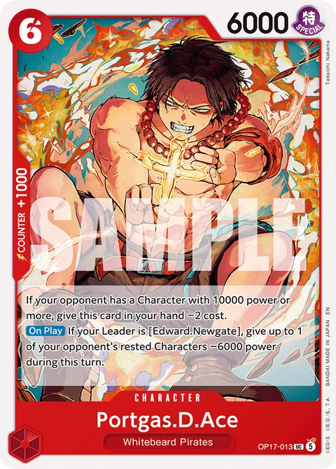 Portgas.D.Ace - One Piece Card Game card