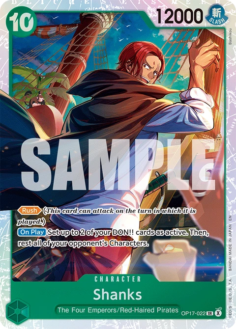 Shanks - One Piece Card Game card