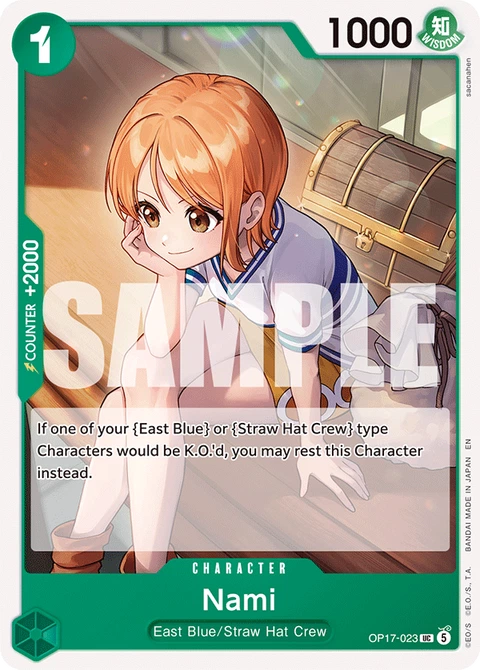 Nami - One Piece Card Game card