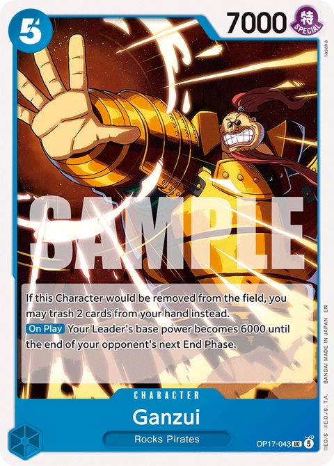 Ganzui - One Piece Card Game card