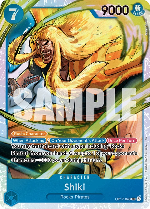 Shiki - One Piece Card Game card