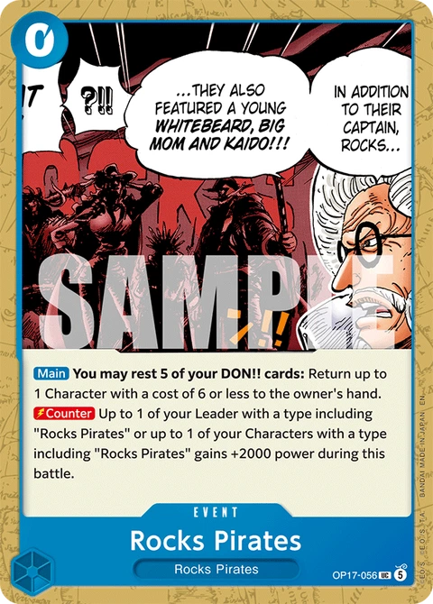 Rocks Pirates - One Piece Card Game card