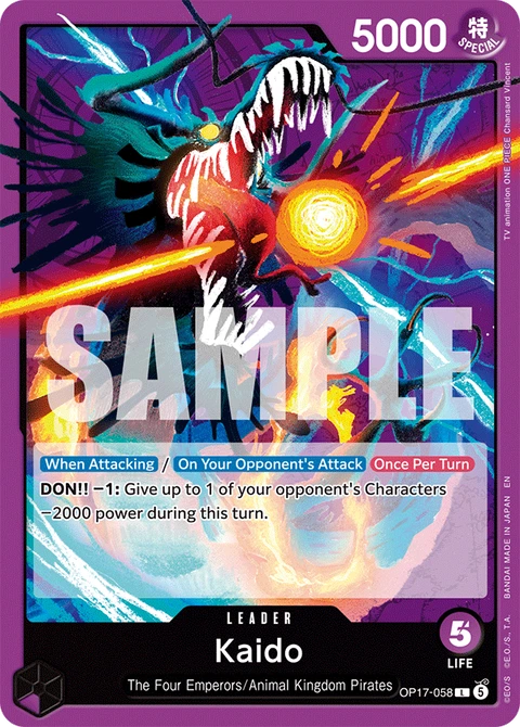 Kaido - One Piece Card Game card