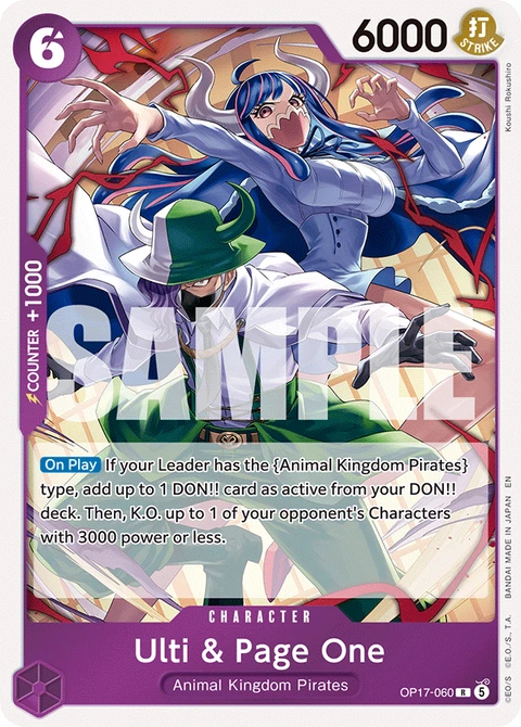 Ulti & Page One - One Piece Card Game card
