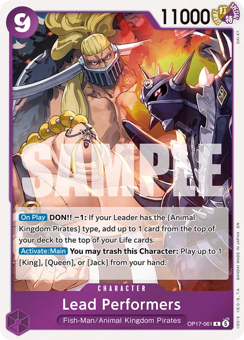 Lead Performers - One Piece Card Game card