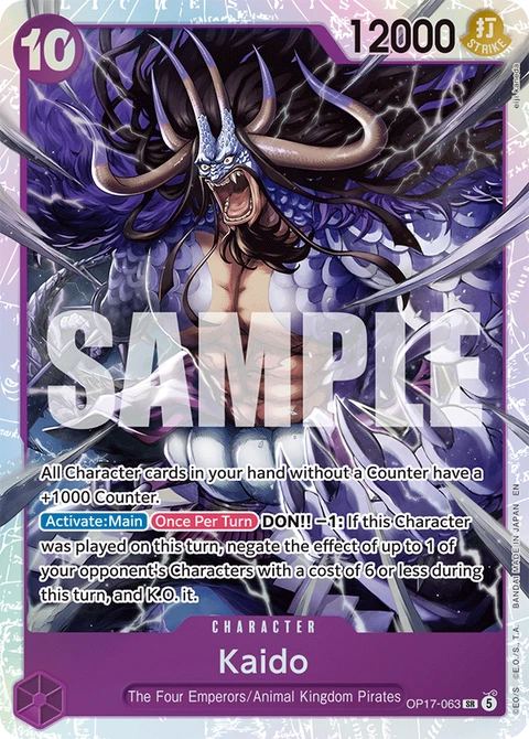 Kaido - One Piece Card Game card