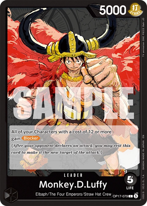 Monkey.D.Luffy, One Piece Card Game Leader