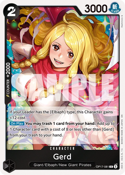 Gerd - One Piece Card Game card