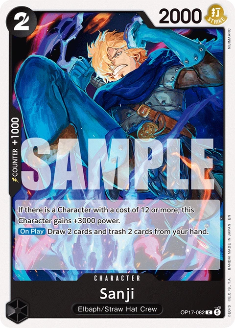 Sanji - One Piece Card Game card