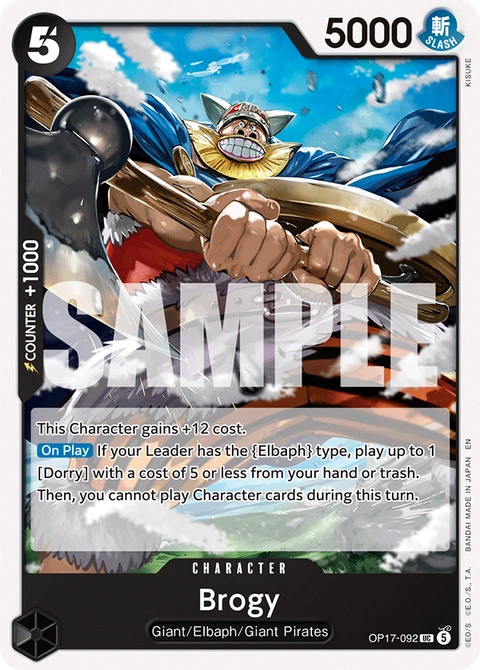 Brogy - One Piece Card Game card