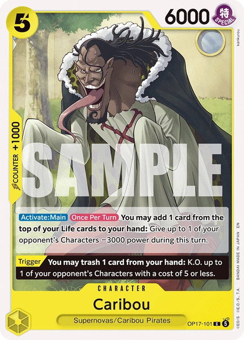 Caribou - One Piece Card Game card
