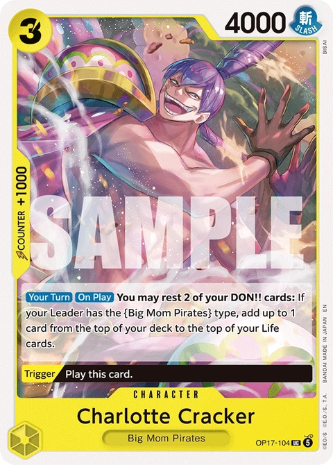 Charlotte Cracker - One Piece Card Game card