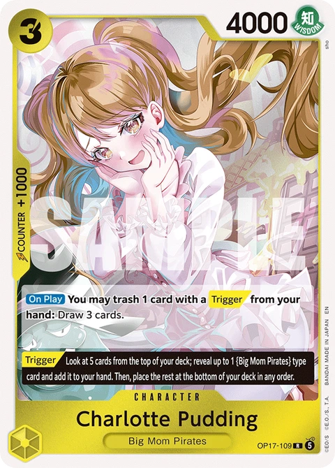 Charlotte Pudding - One Piece Card Game card