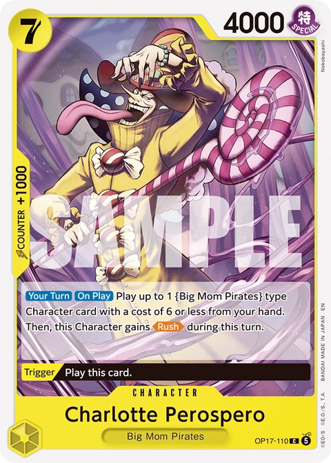 Charlotte Perospero - One Piece Card Game card