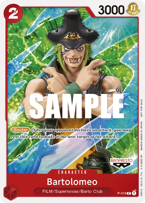 Bartolomeo - One Piece Card Game card