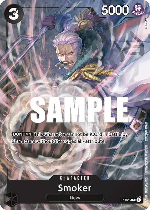 Smoker - One Piece Card Game card