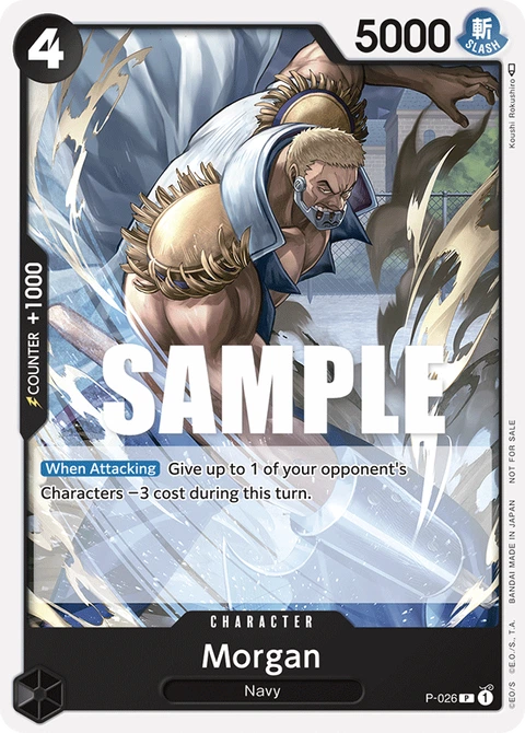 Morgan - One Piece Card Game card