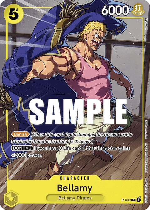 Bellamy - One Piece Card Game card