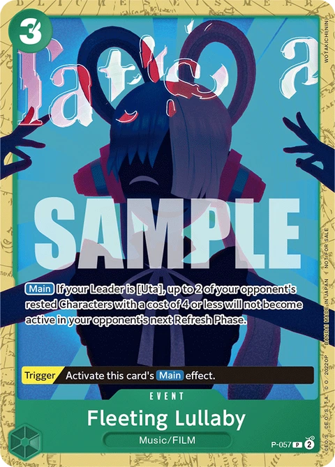Fleeting Lullaby - One Piece Card Game card