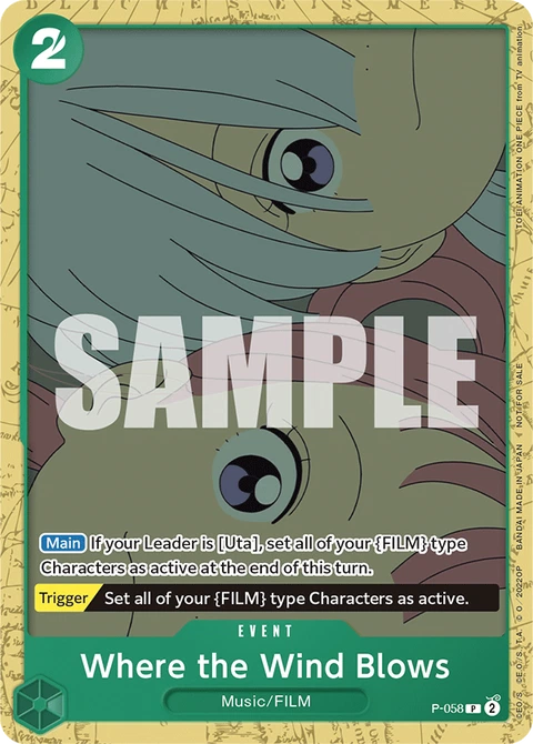 Where the Wind Blows - One Piece Card Game card