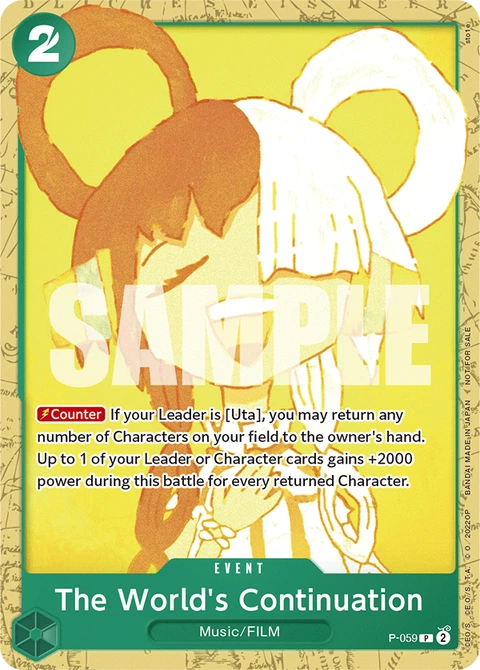 The World's Continuation - One Piece Card Game card