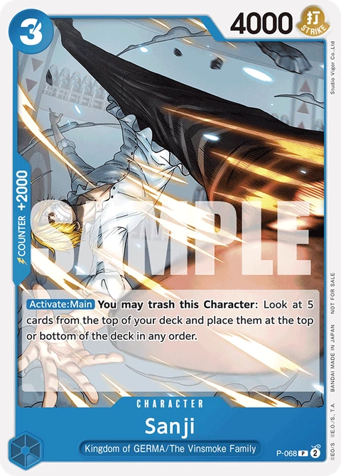 Sanji - One Piece Card Game card