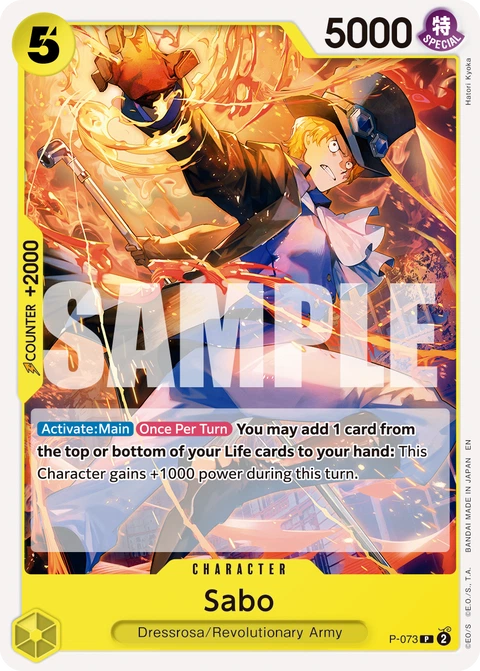 Sabo - One Piece Card Game card
