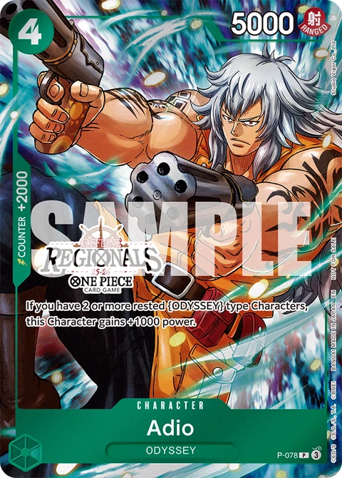 Adio - One Piece Card Game card