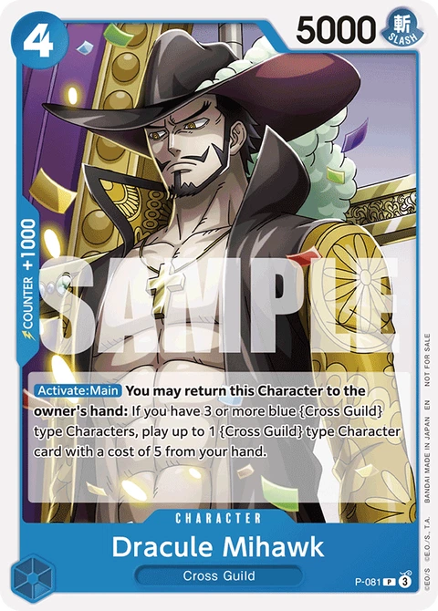 Dracule Mihawk - One Piece Card Game card