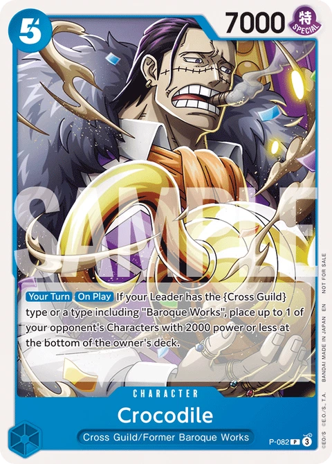 Crocodile - One Piece Card Game card