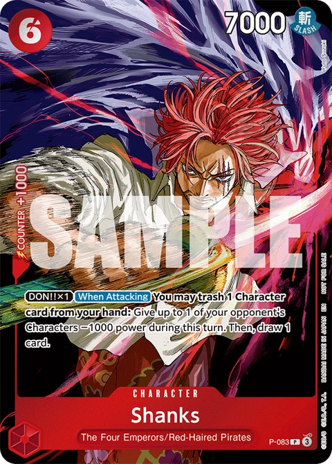Shanks - One Piece Card Game card