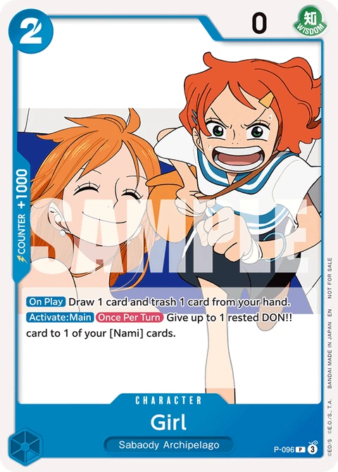 Girl - One Piece Card Game card
