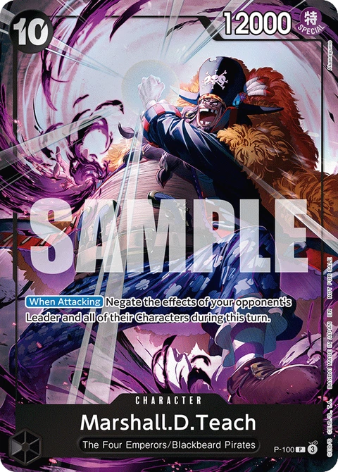 Marshall.D.Teach - One Piece Card Game card