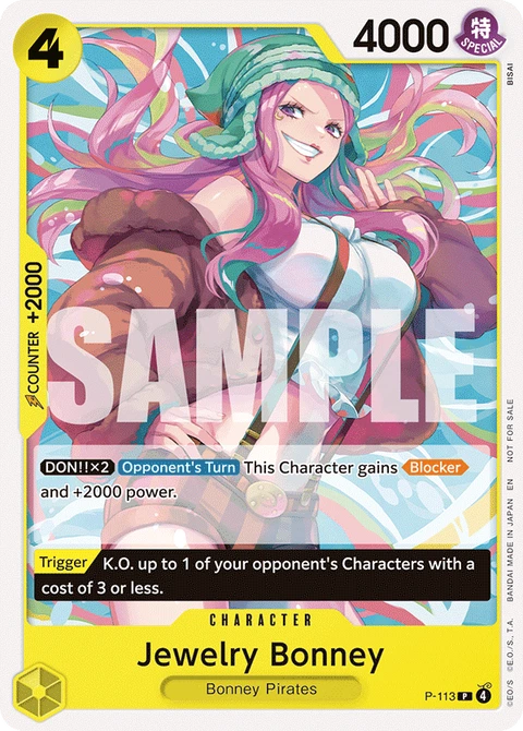 Jewelry Bonney - One Piece Card Game card