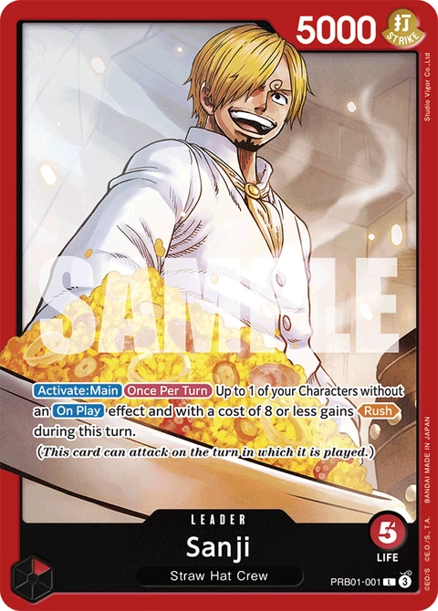 Sanji - One Piece Card Game card