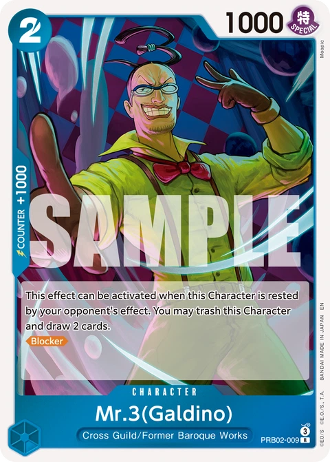 Mr.3(Galdino) - One Piece Card Game card
