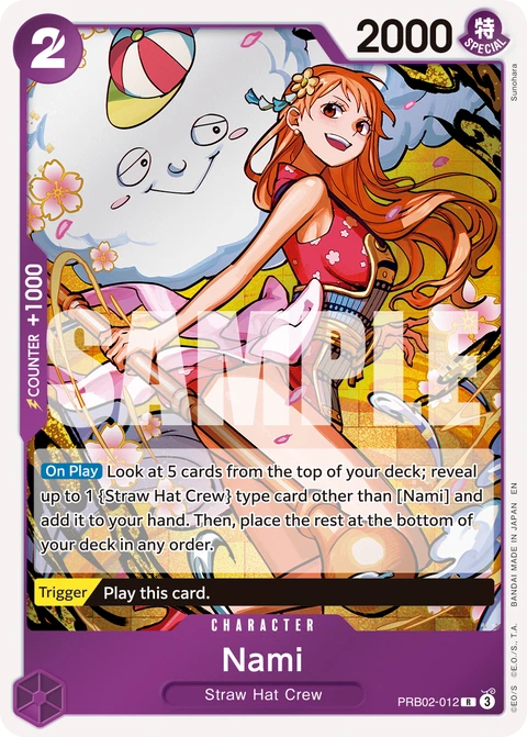 Nami - One Piece Card Game card