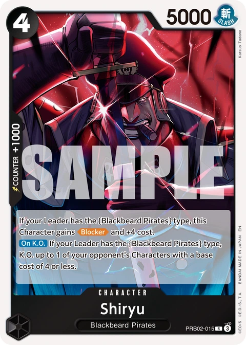 Shiryu - One Piece Card Game card
