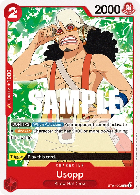 Usopp - One Piece Card Game card