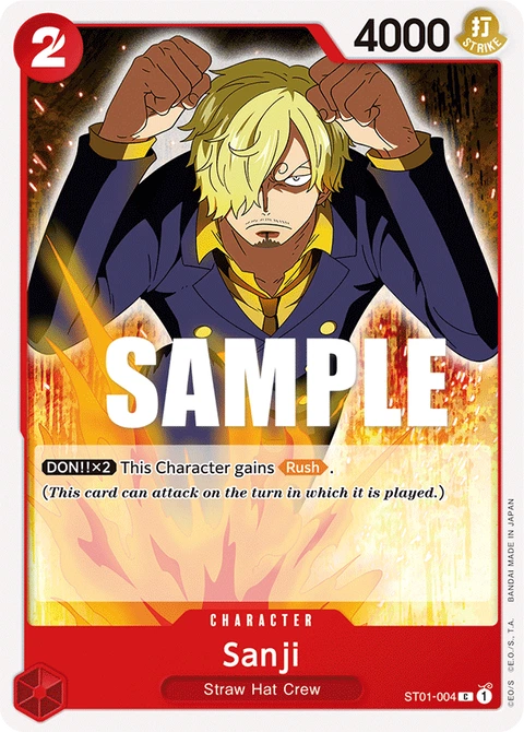 Sanji - One Piece Card Game card