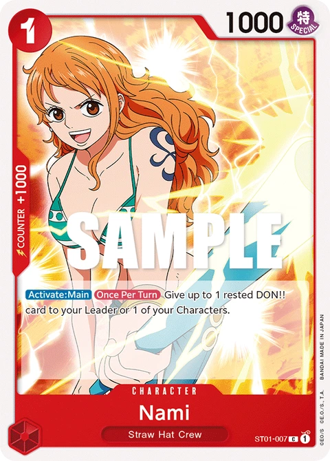 Nami - One Piece Card Game card