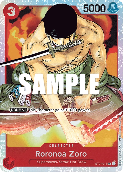 Roronoa Zoro - One Piece Card Game card