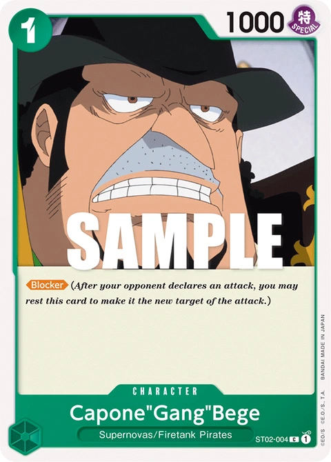 Capone"Gang"Bege - One Piece Card Game card
