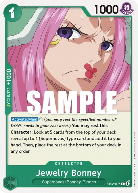 Jewelry Bonney - One Piece Card Game card