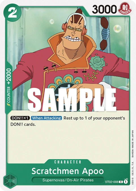 Scratchmen Apoo - One Piece Card Game card