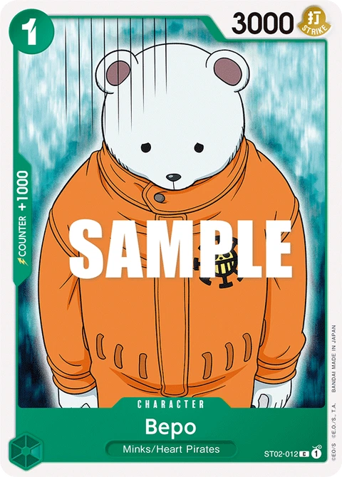 Bepo - One Piece Card Game card